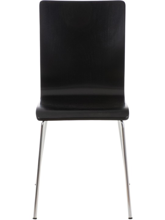 Juego de 2 sillas de visita Pepe, negro