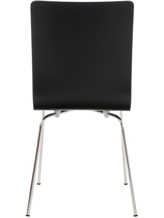 Juego de 2 sillas de visita Pepe, negro