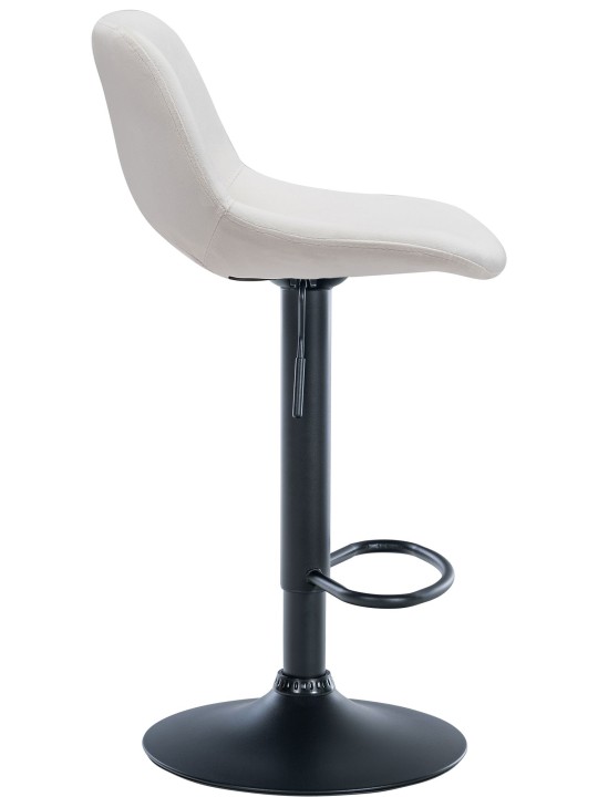 Juego de 2 taburetes de bar Camden terciopelo, crema Juego de 2 taburetes de bar Camden terciopelo, crema