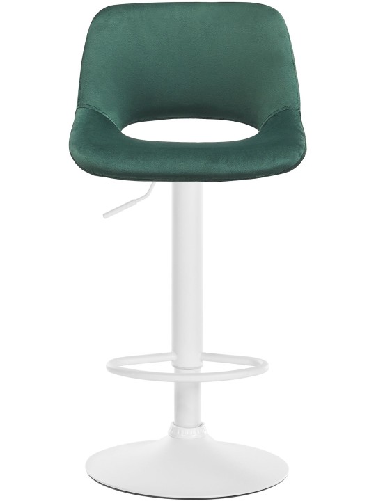 Juego de 2 taburetes de bar Camden terciopelo, verde Juego de 2 taburetes de bar Camden terciopelo, verde