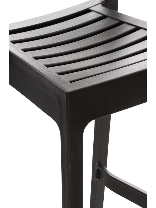 Conjunto de 4 taburetes de bar Ares, negro Conjunto de 4 taburetes de bar Ares, negro