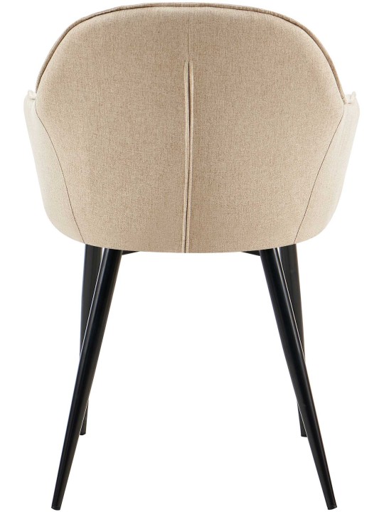 Juego de 2 sillas de comedor tela Boise, taupe Juego de 2 sillas de comedor tela Boise, taupe