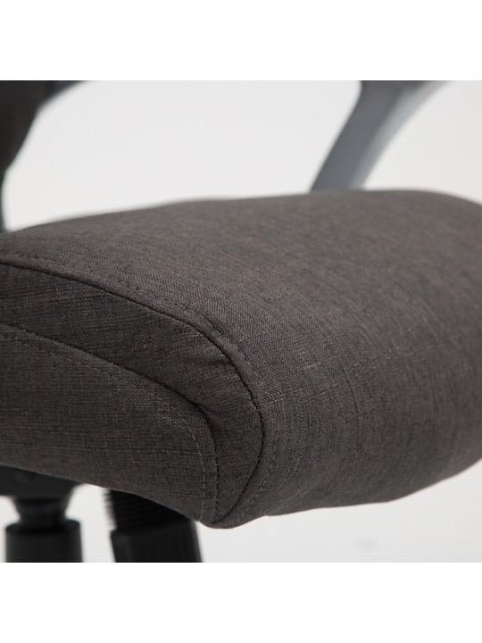 Silla de oficina Texas V2 tela, gris oscuro