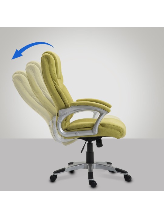Silla de oficina Texas V2 tela, verde