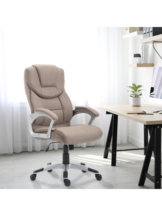 Silla de oficina Texas V2 tela, taupe