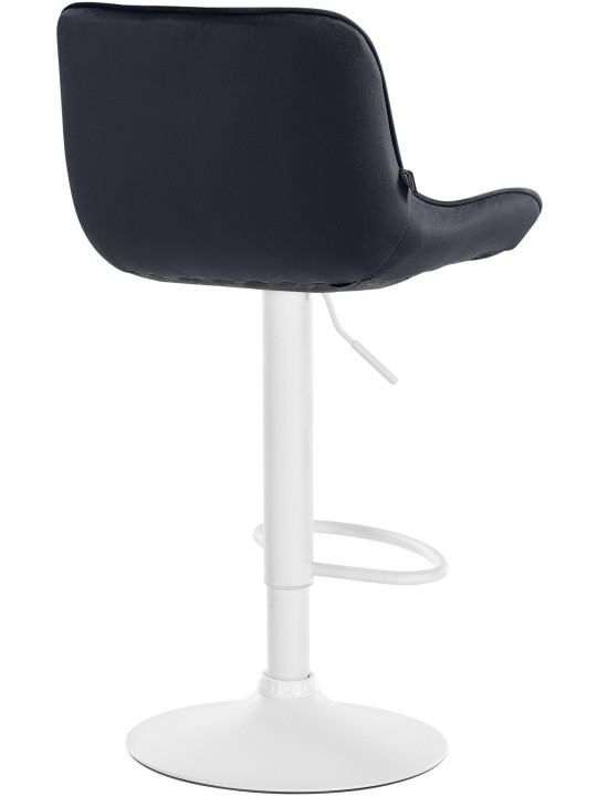 Juego de 2 taburetes de bar Vonore terciopelo, negro Juego de 2 taburetes de bar Vonore terciopelo, negro