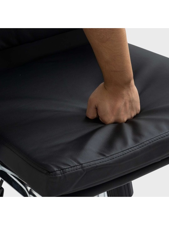 Silla de oficina Cleveland ecopiel, negro Silla de oficina Cleveland ecopiel, negro