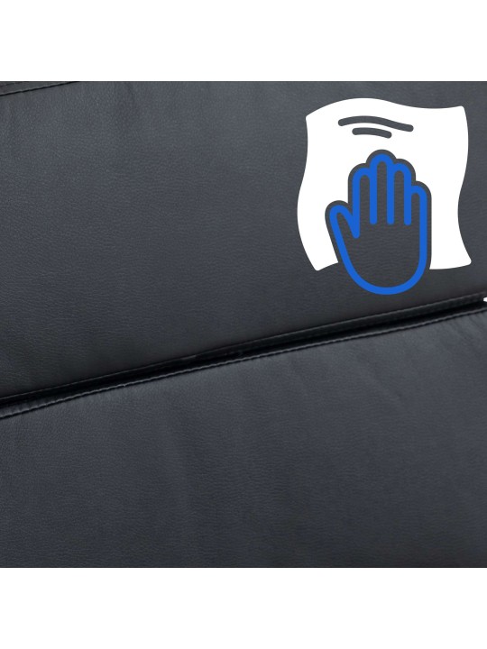 Silla de oficina Cleveland ecopiel, negro Silla de oficina Cleveland ecopiel, negro