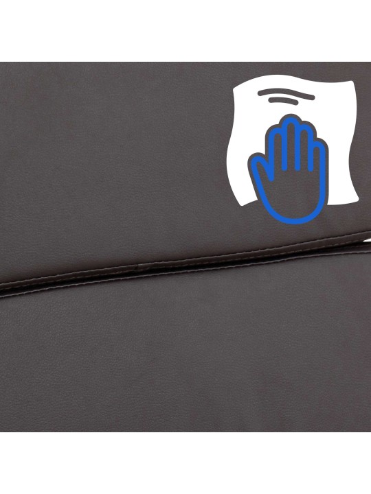 Silla de oficina Cleveland ecopiel, marrón Silla de oficina Cleveland ecopiel, marrón