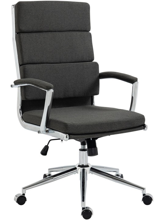 Silla de oficina Cleveland tela, gris oscuro Silla de oficina Cleveland tela, gris oscuro