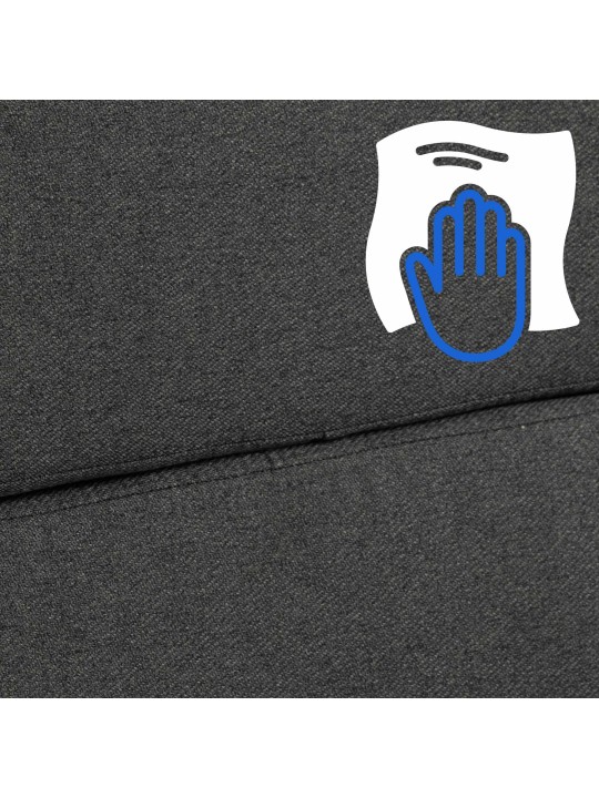 Silla de oficina Cleveland tela, gris oscuro Silla de oficina Cleveland tela, gris oscuro