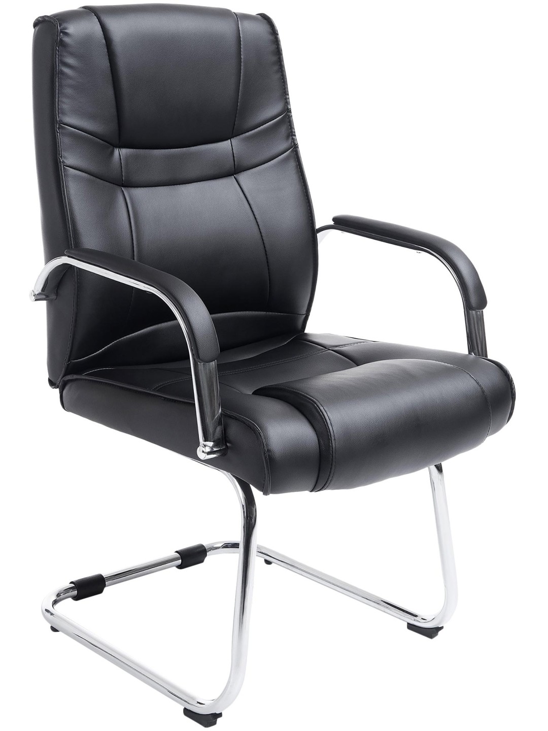 Silla de visita Atila, negro