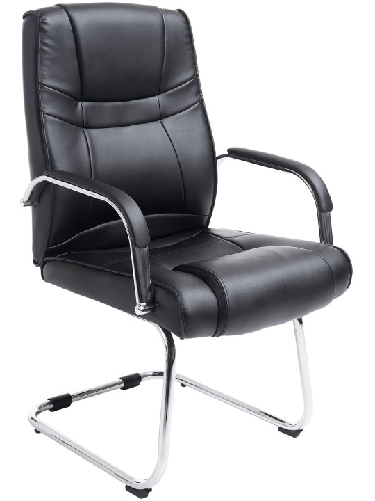 Silla de visita Atila, negro