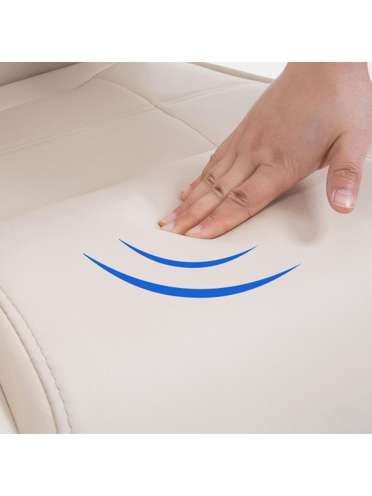 Silla de visita Atila, crema