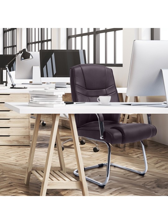 Conjunto de 2 sillas Atila, marrón