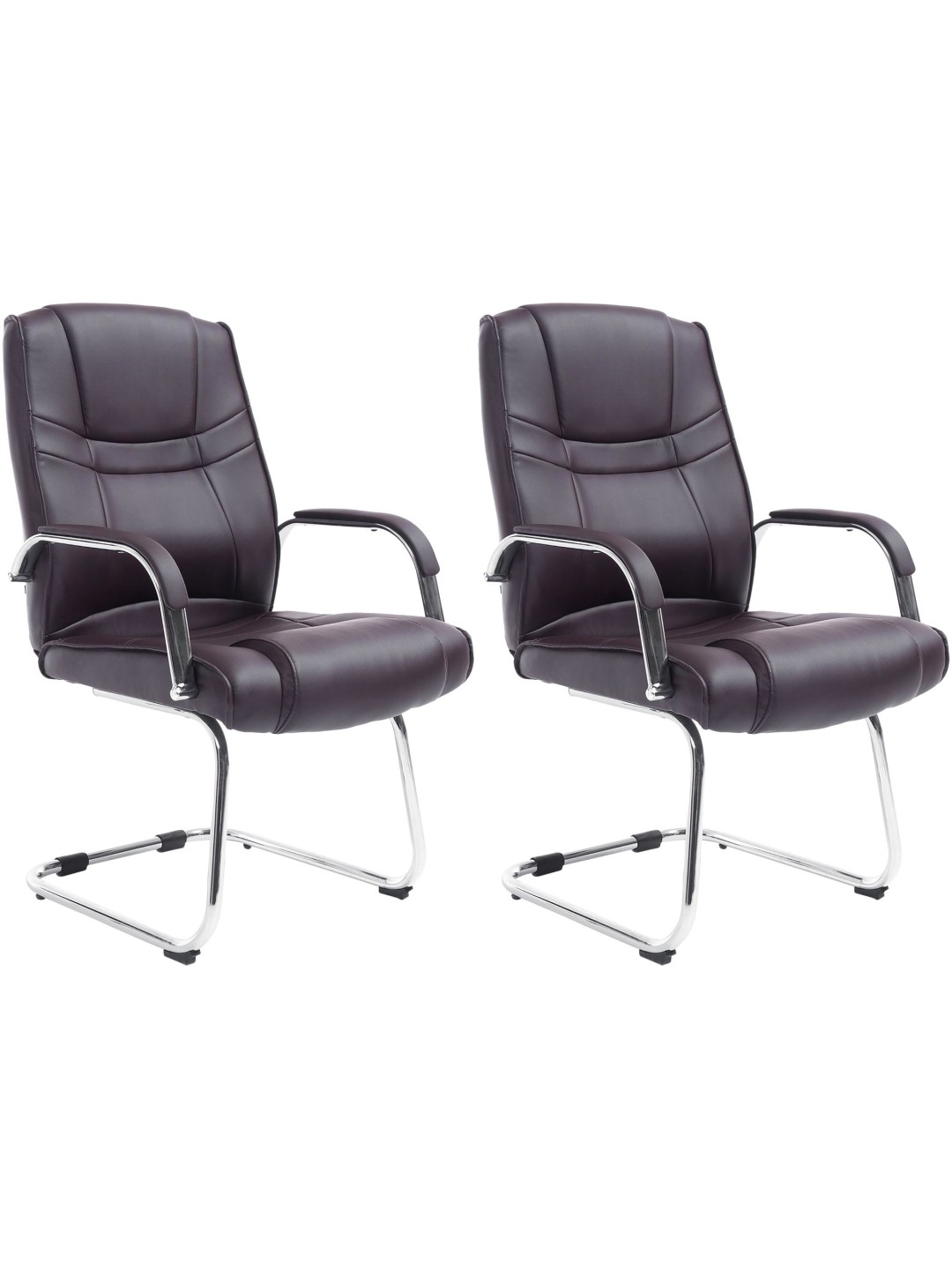 Conjunto de 2 sillas Atila, marrón