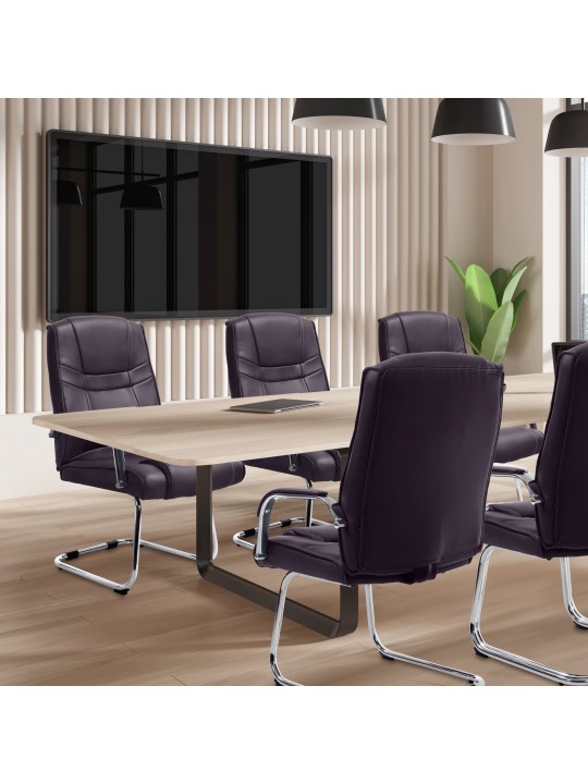 Conjunto de 2 sillas Atila, marrón