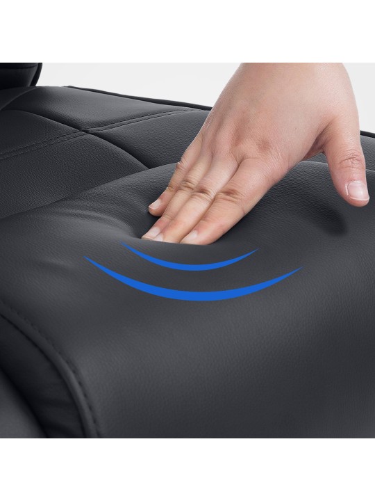 Conjunto de 2 sillas Atila, negro