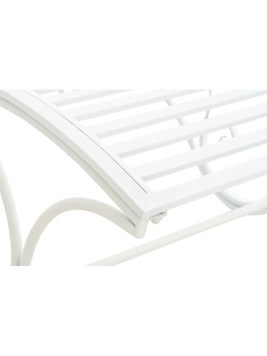 Tumbona de jardín Amiens, blanco