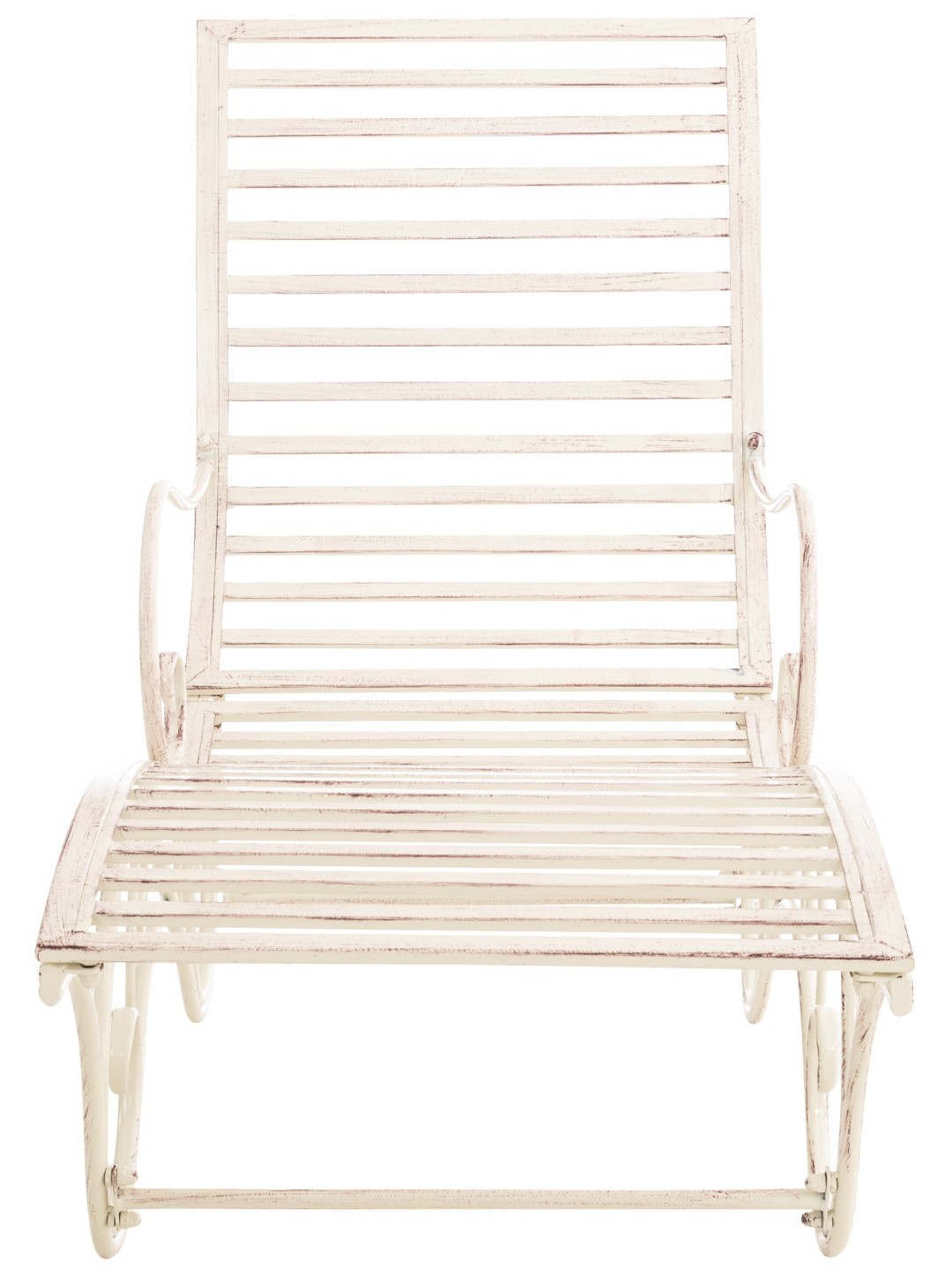 Tumbona de jardín Amiens, crema antiguo