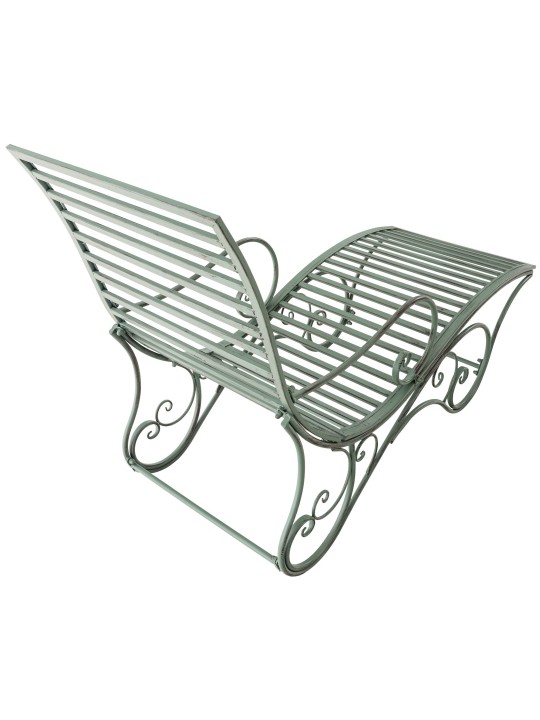 Tumbona de jardín Amiens, verde antiguo