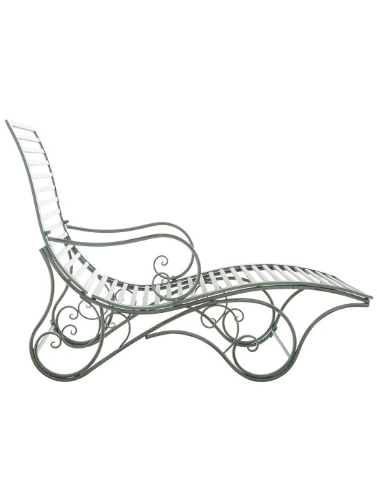 Tumbona de jardín Amiens, verde antiguo