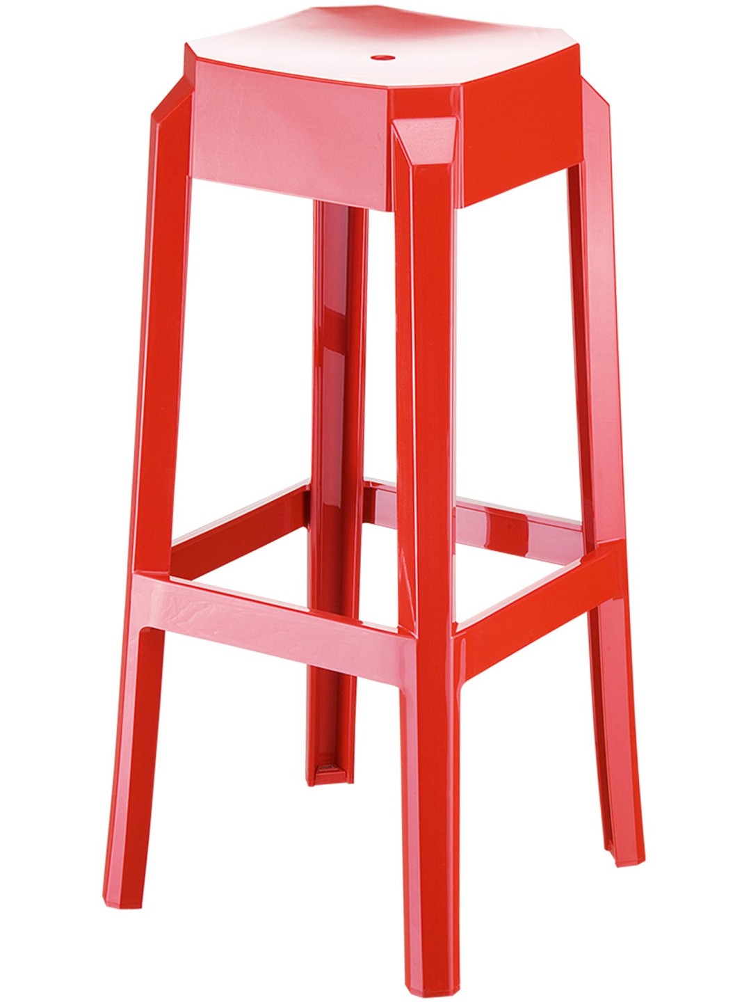 Taburete de bar Fox, rojo