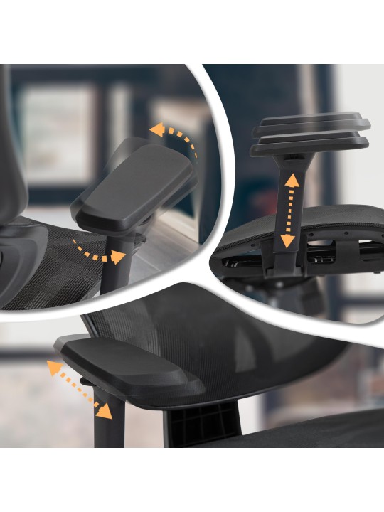 Silla de oficina Deshler, negro Silla de oficina Deshler, negro