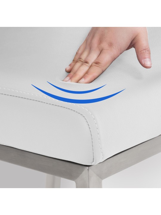 Silla de comedor Colmar, blanco