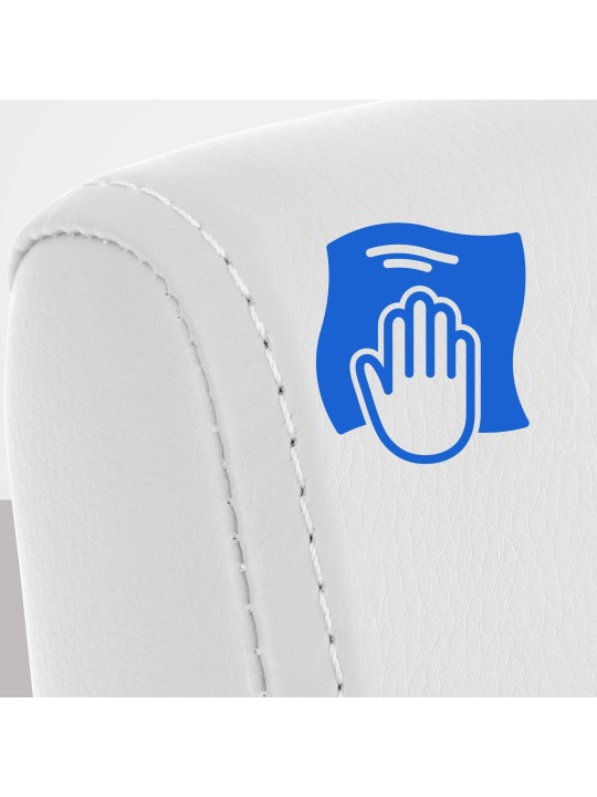 Silla de comedor Colmar, blanco