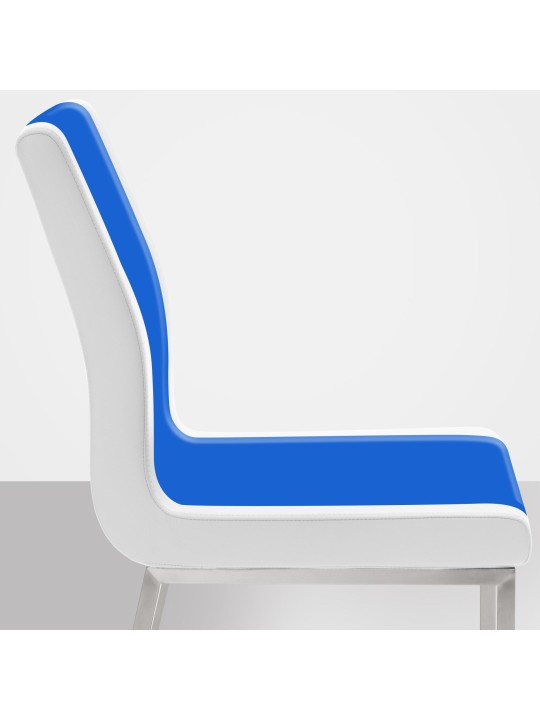 Silla de comedor Colmar, blanco