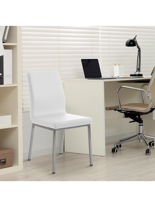 Silla de comedor Colmar, blanco