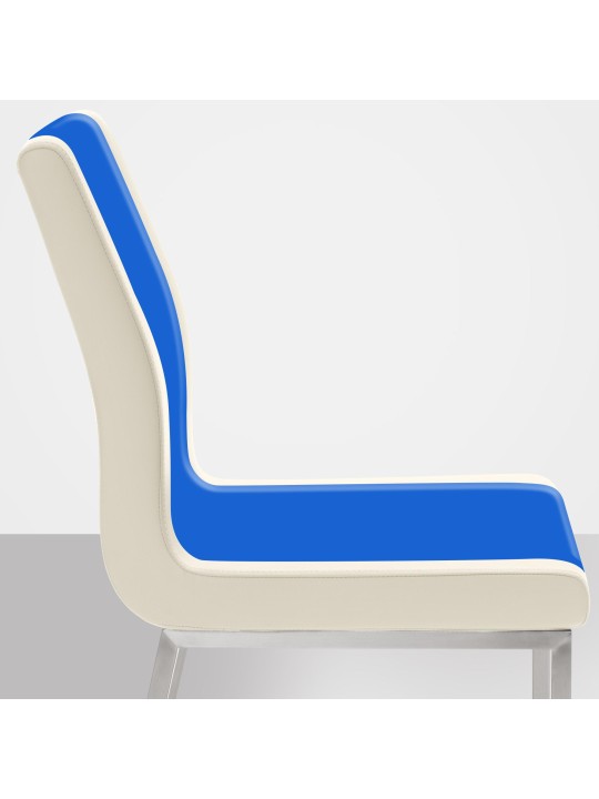 Silla de comedor Colmar, crema