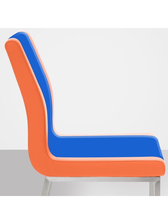 Silla de comedor Colmar, naranja