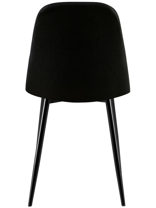 Silla Giverny tela, negro