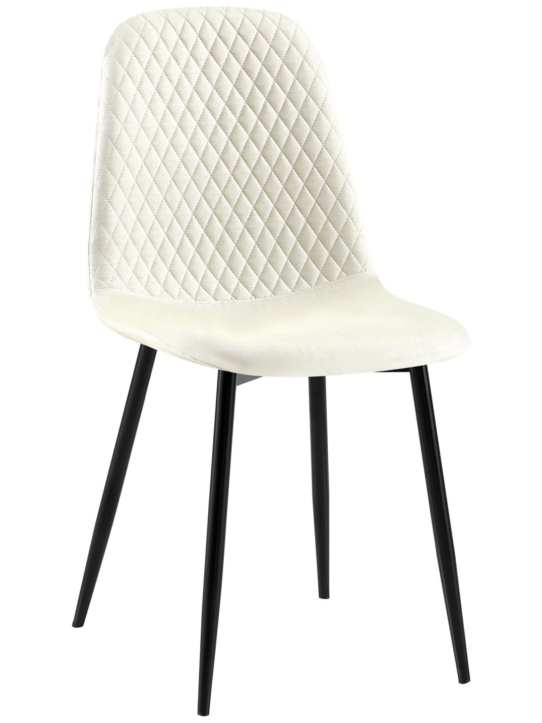 Silla Giverny tela, crema