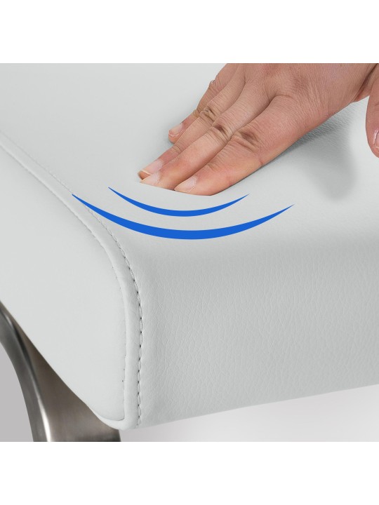 Silla de comedor Belfort, blanco