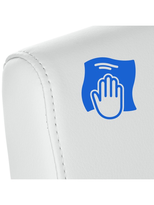 Silla de comedor Belfort, blanco