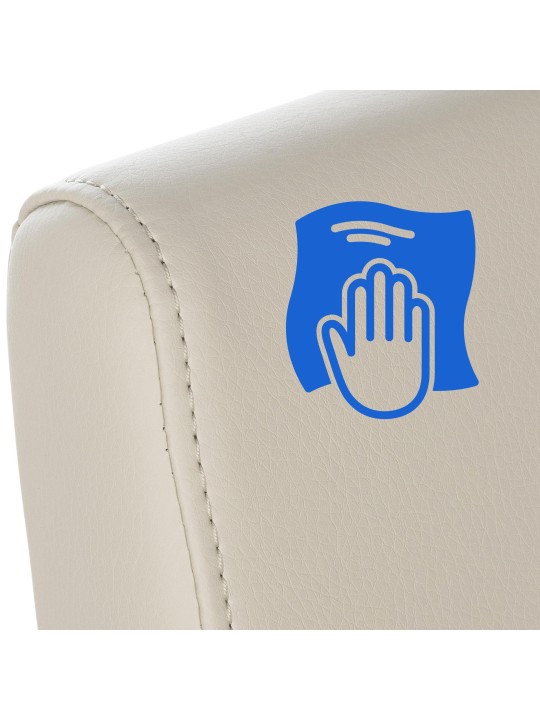 Silla de comedor Belfort, crema