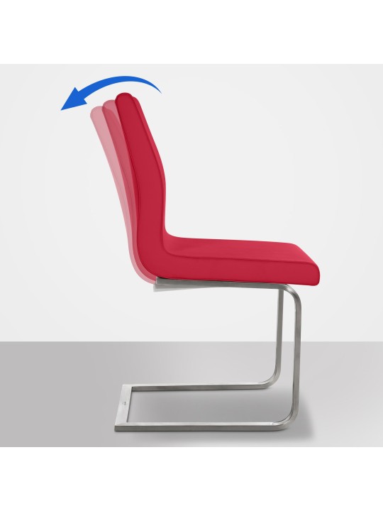 Silla de comedor Belfort, rojo Silla de comedor Belfort, rojo