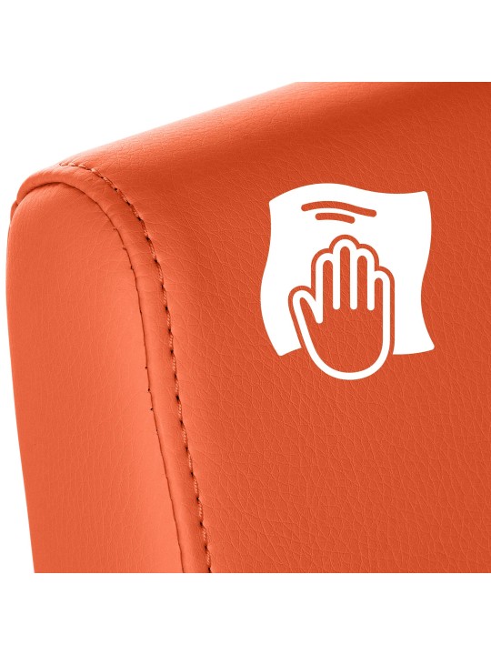Silla de comedor Belfort, naranja