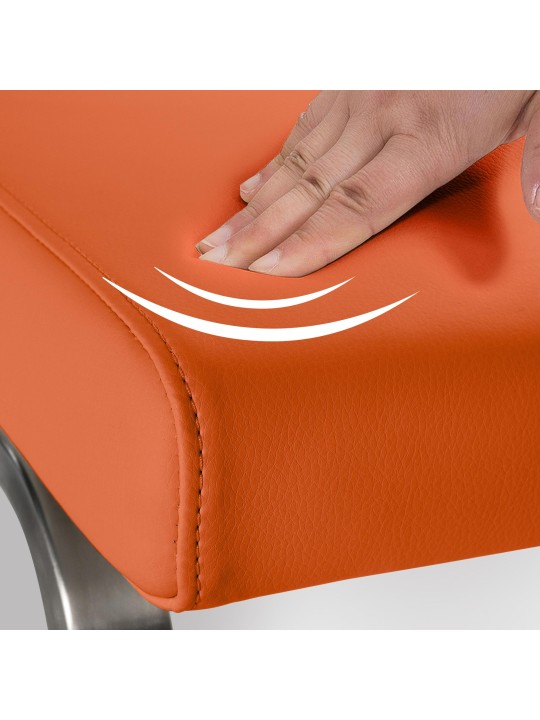 Silla de comedor Belfort, naranja