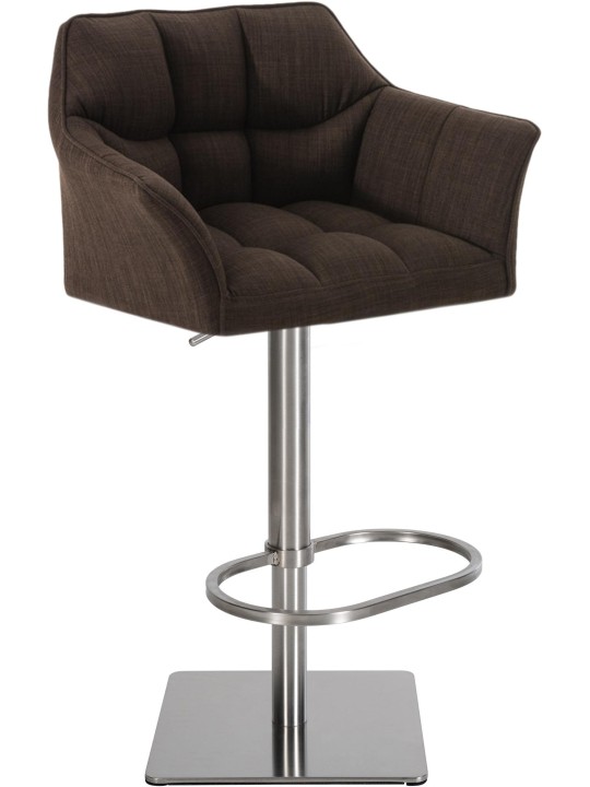 Taburete de bar Damaso E tejido, marrón