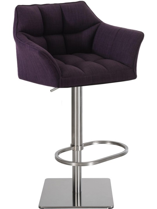 Taburete de bar Damaso E tejido, lila