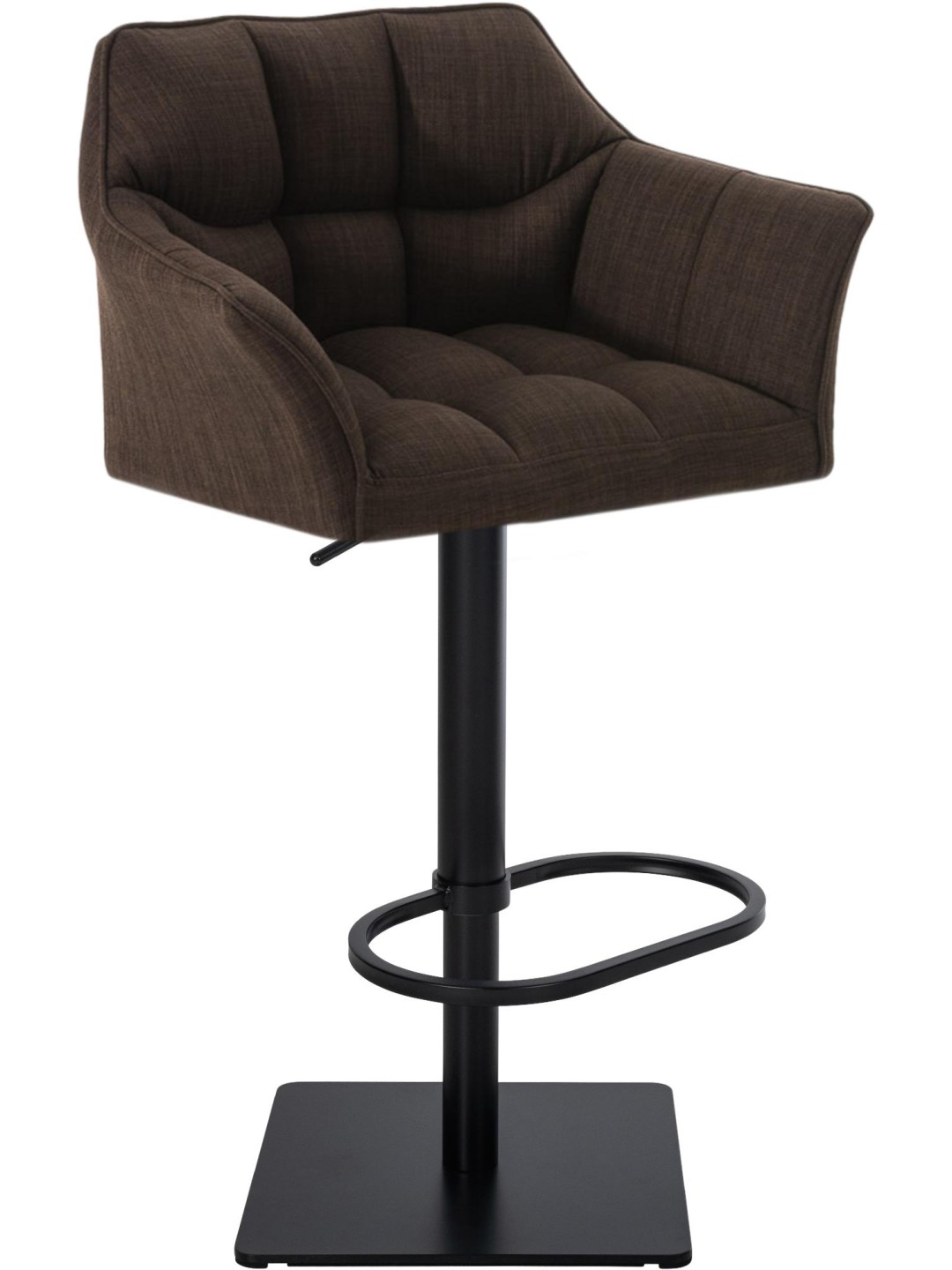 Taburete de bar Damaso B tela, marrón
