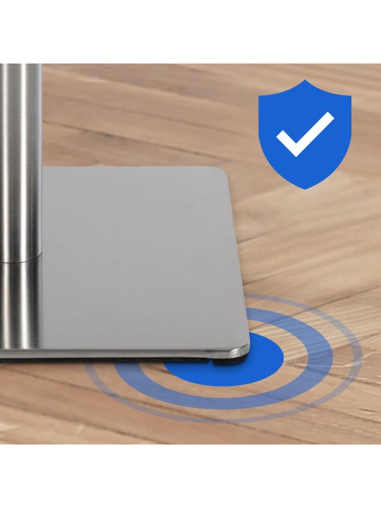 Juego de 2 taburetes de bar Damaso tejido acero inoxidable, marfil