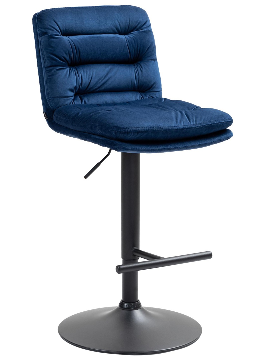 Taburete de bar Damar terciopelo, azul