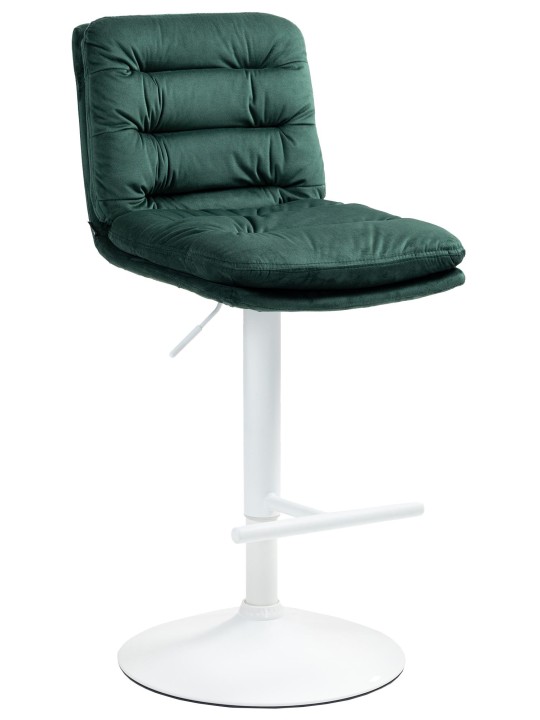 Taburete de bar Damar terciopelo, verde Taburete de bar Damar terciopelo, verde