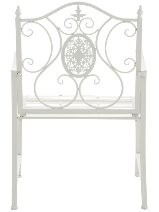 Juego de 2 sillas de jardín Punjab, blanco Juego de 2 sillas de jardín Punjab, blanco