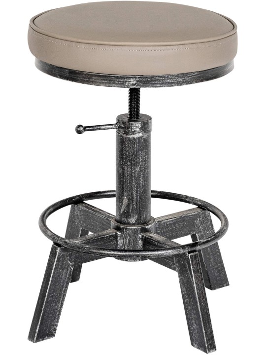 Taburete Destin, plata antigua Taburete Destin, plata antigua